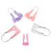 Homoyoyo Lot de 5 Clips Correcteurs de Nez en Silicone Invisibles Inserts de Rehausseur de Nez pour Jour et Nuit Clip de Confort Multicolore et Am liorer la Respiration