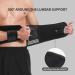 Adjustable Back Support Belt with 2 Wrist Straps - XL Size 41.5''-47.5'' - Relief for Back Pain, Sciatica, Scoliosis - Non-slip Lower Back Brace for Men and Women - Buy Online on GoSupps.com