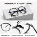 Shop Ultra-Light Oversized Reading Glasses for Men & Women | Blue Light Blocking Anti-Fatigue Computer Readers | Black - 1.5 Diopters - Buy Online on GoSupps.com