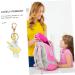 WRITWAA 2 Pcs Fruit Keychain Quicksand Fruit Key Ring Tea Cup Keyring Milk Tea Keyring Mini Backpack for Women Keychains Key Fob Key Ring Holder Pink Quicksand Liquid Accessories Bulk Miss Yellowx2pcs 13x5x3cmx2pcs - Buy Online on GoSupps.com