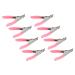 Nail Tip Clipper False Nails Cutter Stainless Steel Manicure Tool with Ergonomic Handle for DIY Nail Art and Salon Use