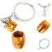 Warmhm Urn Commemorate Keychain Key Chain Decor Pet Ash Container Pet Ash Key Chain Ceramic Cookie Jar Mini Ash Container Ash Keepsake Bag Hanging Ornament Key Ring Ceramics Metal Jewelry Golden 7X2.5X1.5CM - Buy Online on GoSupps.com