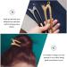 Lurrose Hairpin Chinese hair stick French Hair chinese wooden hair stick hanfu hair stick wedding hair stick bridal hair accessories women wood hair fork bride China cheongsam Sandalwood Yellow - Buy Online on GoSupps.com