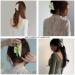2 Pcs Green Acrylic Hair Claw Clips - Medium 3.2 Inch Hair Clamps for Women Girls - Christmas Gift Hair Accessories - Buy Online on GoSupps.com