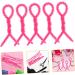 WOONEKY 20pcs Spiral Hair Perm Rods Rosy Curling Perm Rods for Long Hair Curling Perm Rods - Buy Online on GoSupps.com