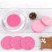 60 Pcs Compressed Facial Sponge 60mm/2.4 Inch Natural Wood Pulp Cotton for Cleansing, Exfoliating, Makeup Removal - Round Pink+White - Buy Online on GoSupps.com
