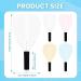 4 Pcs Barber Hair Salon Face Shield Plastic Hairspray Face Cover Protector Professional Hairdressing Protective Mask Reusable Hairspray Shield with Sponge Handle for Face Eyes Protection - Buy Online on GoSupps.com