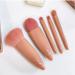 Daqusu 5-Piece Travel Makeup Brush Set | Mini Cosmetic Brush with Mirror | Soft Kabuki & Compact Brushes for Perfect Makeup On-the-Go - Buy Online on GoSupps.com