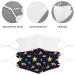 Cooraby 24 Pieces Sublimation Blank Face Covering | Adjustable Ear Strap | Breathable Cloth Protector | DIY Reusable Mouth Mask for Adults and Kids - Ideal for Outdoor Activities - Buy Online on GoSupps.com
