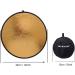 12 5-in-1 Collapsible Reflector Panel with Bag - Translucent, Gold, Silver, Black & White - Buy Online on GoSupps.com
