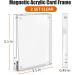 Acrylic Card Frame  Magnetic Trading Card Display Frames Desktop Display - 2 Sets Clear - Buy Online on GoSupps.com
