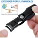 NiHome Heavy Duty Nail Clippers for Thick Hard Nails Set of 2 Wide Opening & Slanted Curved Blade Precision Ingrown Toenail Clippers Extended Anti-Slip Handles and Ultra Sharp Stainless-Steel Blades - Buy Online on GoSupps.com