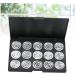FOMIYES 3pcs 15 Eyeshadow Palette Estuche De Maquillaje Travel Cosmetic Case Travel Makeup Case Empty Makeup 1 count (Pack of 1) Silverx3pcs - Buy Online on GoSupps.com