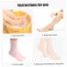 1 Pair Silicone Moisturizing Socks Long Soft Gel Socks Anti Slip Women Foot Mask Socks Spa Pedicure for Dry Cracked Feet Softening Calluses Rough Skin S - Buy Online on GoSupps.com