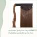 24 Inch Ombre Synthetic Wrap Around Ponytail Extension - Ash Brown Straight - Buy Online on GoSupps.com