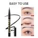 CARSLAN Stay All Day Liquid Eyeliner - Waterproof, Smudgeproof, 12H Long Lasting, Very Black - 1 Count - Buy Online on GoSupps.com