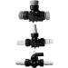 Kit de raccordement de piscine efficace trois voies avec valves de d rivation pour tuyaux de piscine - Buy Online on GoSupps.com