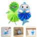 FOMIYES 2pcs Kids Bath Balls - Exfoliating Shower Loofahs & Scrubbers for Children | Soft Mesh Brush Luffa - Buy Online on GoSupps.com
