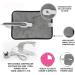 Powatron Rechargeable Electric Hot Water Bottle Hand Warmer - Slate Grey - Buy Online on GoSupps.com