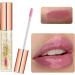 Natural Lip Plumper Gloss for Fuller Hydrated Lips 10ml - Day and Night Lip Care Enhancer - Clear Moisturizing Formula - A One Size - Buy Online on GoSupps.com