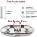 316 Stainless Steel Boat Flip Up Cleat - 4-1/2 Inch Folding Dock Cleat for Mooring Lines and Accessories - Buy Online on GoSupps.com