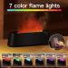 300ML Flame Diffuser Quiet 5-in-1 Premium Humidifier Upgraded 7 Flame Colors Aromatherapy Essential Oil Diffuser with Remote Control for Bedroom Office Home Yoga (Black) - Buy Online on GoSupps.com