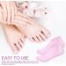 minkissy Silicone Socks: 4 Pairs Soft Gel Socks Moisturizing Foot Socks Aloe Socks Womens Spa Pedicure Socks for Repairing Dry Feet Beauty Salon - Buy Online on GoSupps.com
