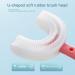 4 Pcs Kids U-Shaped Toothbrush - Food Grade Soft Silicone Brush Head 360 Oral Teeth Cleaning Design for Toddlers and Children 4 Pcs C Ellipse - Buy Online on GoSupps.com