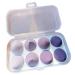 Yunobi make-up sponge set-8 pieces of make-up blender primer sponges beauty foundation sponges washable cosmetic-blender applicator for powder liquid cream violet