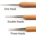 Dreadlock Crochet Needle Set - 0.5mm 3Pcs Loc Tool for Interlocking Dreadlocks - Buy Online on GoSupps.com