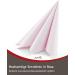 Sovie Linclass Pink Airlaid Napkins - 50 High-Quality Disposable Napkins (40x40 cm) - Tearproof & Absorbent - Perfect for Weddings & Parties - Buy Online on GoSupps.com