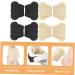 Beaupretty High Heel Stickers - 4 Pairs Non-Slip Heel Inserts & Cushions for Women - Comfortable Shoe Protectors in Assorted Colors - Buy Online on GoSupps.com