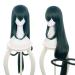 Lwiuentx MHA Cosplay Asui Tsuyu Long Straight Green Wig+ Free Wig Cap