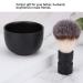 Men's Beard Shaver Set - Stainless Steel Shaving Bowl & Soft Brush | Home & Salon Barber Kit (Black - Buy Online on GoSupps.com