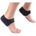 1 Pair of Plantar Fasciitis Heel Cups Heel Protector Heel Pads for Plantar Fasciitis Relief Adjustable Heel Pads for Heel Pain Relief Achilles tendonitis Bone Spurs (L(7-12UK) Black) L(7-12UK) Black