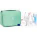 Travel Hanging Toiletry Wash Bag Makeup Cosmetic Organizer for Women Waterproof (Dark Green) - Buy Online on GoSupps.com