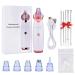 Benkeg Blackhead Remover - Electric Blackhead Suction Device with 5 in 1 Pimple Zit Comedone Extractor Tool Acne Removal kit Blackhead Remover Household Face Pore Cleaner Cosmetic Instrument White with 5pcs needles
