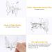 ONCHSH 3D Moving Butterfly Hair Clips - Silver Wedding Hair Accessories for Women and Girls - Buy Online on GoSupps.com