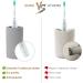 Organic Bamboo Toothbrush Holder & Bathroom Organizer Set | Eco-Friendly Toothpaste Makeup Brushes Razors | Travel-Friendly Design - Buy Online on GoSupps.com
