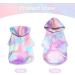 Tie Dye Dog Hoodie for Small Medium Pets - Soft & Breathable Pet Sweatshirt with Pocket - Colorful X-Large Hooded Coat - Buy Online on GoSupps.com