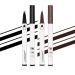 Eyebrow Pencil with 4 Fork Tip Eyebrow Contouring Pen Brow Pencils for Women Makeup Eyebrow Pen Pencil (Brown) - Buy Online on GoSupps.com