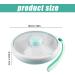 Buy Wiyety Snack Spinner - Rotating Storage Container with Lid for Toddlers | 5 Compartments Transparent Design for Nuts & Desserts - Mint Green - Buy Online on GoSupps.com