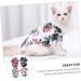 Buy Nusitou 4-Piece Pineapple Summer Pet Shirt Set for Dogs | Stylish Hawaiian Costumes for Golden Retrievers & Small Breeds - XS - Buy Online on GoSupps.com