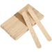 DUXMUZZ Wooden Waxing Spatulas Wax Applicator Sticks 50PCS Waxing Sticks Spatulas for Body Hair Removal