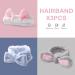 3 face washing headbands makeup headbands women's plush elastic soft headbands face washing makeup sports beauty shower fluffy lovely headbands - Buy Online on GoSupps.com