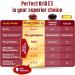 LABO Nutrition Perfect Krill EX - Ultra Strength Antarctic Krill Oil with Choline, Astaxanthin, Omega 3 - Heart & Joint Support - 60 Softgels - Buy Online on GoSupps.com