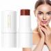 Multi Stick Waterproof Creamy Stick Blush Makeup Creamy Texture Highlighting Shade Makeup for 05# Coral Red