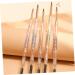 SOESFOUFU 5pcs Brown Eyebrow Pencil Eyebrow Pens Brow Pencils with Brush Hair Double Bun Makeup Tools Plastic - Buy Online on GoSupps.com
