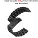 Premium Stainless Steel Band for Fitbit Sense/Versa 3 with Link Remover Tool - Black - Buy Online on GoSupps.com