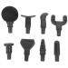 Partykindom 1 set film massage head massage head attachments pain part muscle head ball head massage device replacement accessories body massage device fascia fitness handheld